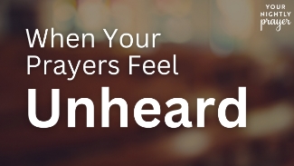 There are moments in our faith journey when it feels like heaven is silent. We pour out our hearts in prayer—sometimes with tears, sometimes with questions—and wonder, God, are You listening?

This video offers a comforting, Scripture-rooted prayer for those nights when doubt creeps in and silence feels heavy. If you've ever wrestled with the ache of waiting, this is for you. God’s silence is never absence. His delays are not denials. And His love is never withdrawn from those who seek Him.

Take a deep breath, quiet your soul, and let this prayer guide you into restful trust—even when the answers haven’t yet come.

🙏 Prayer: For the One Who Feels Unheard in Prayer
Heavenly Father,
When our prayers feel like whispers into the void, remind us that You are still near.
You hear every sigh, every groan, every word we struggle to say.
Even in the silence, You are working behind the scenes—shaping, protecting, preparing.
Help us to trust Your timing, even when it’s hard.
Give us peace in the waiting, hope in the stillness, and confidence that You never ignore the cries of Your children.
May our faith not falter in the silence, but deepen in intimacy.
In Jesus' name, Amen.