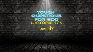 Overcome the world?   Have peace?  Take heart?   Are you serious!   These are difficult claims to process much less apply to my daily life!
#toughquestionsforgod #toughquestions #jesusdaily #jesuslife #trustgodbro
