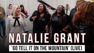 Five-time GMA Dove Awards Female Vocalist of the Year, Natalie Grant, stopped by the Capitol Christian Music Group offices in Nashville to celebrate her new label home with a special performance of the classic “Go Tell It On The Mountain.”

Known for powerful hits like “King of the World” and “In Better Hands,” Grant recently announced she is joining Capitol CMG after more than two decades with Curb/Word Entertainment. Along with the exciting move, she revealed plans to release a brand-new Christmas album this October.