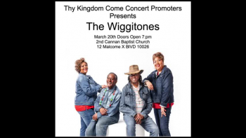 Kingdom Come Concert Promoters Presents The Wiggitones
For infor www.wiggitonerecords.com