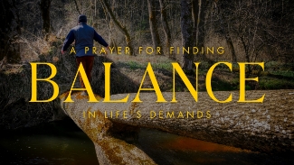 Life today is overflowing with constant noise and endless responsibilities — from work demands to family schedules, to the never-ending stream of emails and notifications. It’s easy to feel stretched too thin, constantly pulled in competing directions.

In today's devotional and prayer, Heidi Vegh reminds us that the key to balance isn’t found in managing every detail perfectly, but in surrendering our days to God. Matthew 6:33 calls us to seek first His Kingdom — to make God our priority before anything else. When we start our mornings with Him, we allow His Spirit to order our steps, giving us peace in the middle of chaos.

Balance doesn’t mean doing everything; it means doing the right things, with God’s guidance. Sometimes His answer may be to rest instead of striving, to connect with a friend instead of checking one more task off the list. When we make room for holy interruptions, we find the kind of balance our souls truly crave.

Today's Bible Reading:

“But first and most importantly seek (aim at, strive after) His Kingdom and His righteousness (His way of doing and being right attitude and character of God), and all these things will be given to you also.” – Matthew 6:33 (AMP)

Key Takeaways

Balance begins with priorities — seeking God first each day.

Surrendering control allows God to redirect our days according to His will.

The Holy Spirit provides gentle nudges and guidance when we feel overwhelmed.

True balance comes not from doing it all, but from living aligned with God’s purposes.

Let’s Pray

Lord, life is busy and overwhelming, and I need balance. I surrender my plans, to-do lists, and ideals into Your hands. Guide me with Your Spirit, reminding me to start each day with You. Show me what to lay down, what to pick up, and how to create space for rest. Thank You for caring about every detail of my life and for promising to order my steps when I seek You first. In Jesus’ name, Amen.