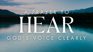 Hearing God’s voice can often feel like one of the greatest challenges in our faith journey. We long for neon signs or audible words, yet Scripture reminds us that God speaks in quieter, deeper ways.

In today’s devotional, Jaime Hampton, host of Praying Christian Women, shares her own story of seeking God’s wisdom for an important family decision and learning that His voice doesn’t always come in the way we expect. Sometimes His silence invites us into deeper prayer, broader community, or even waiting until the timing is right.

Isaiah 30:21 gives us this comforting assurance: “Whether you turn to the right or to the left, your ears will hear a voice behind you, saying, ‘This is the way; walk in it.’” We can trust that as we pursue Him with all our hearts, God will faithfully guide us — even when the path isn’t perfectly clear.

When the noise of life grows too loud, remember: you don’t have to rely on your ability to perfectly discern God’s voice. You can rely on His ability to guide you in love.

Today's Bible Reading:

“Whether you turn to the right or to the left, your ears will hear a voice behind you, saying, ‘This is the way; walk in it.’” – Isaiah 30:21 (NIV)

Key Takeaways

God’s voice may not be audible, but it is always available through Scripture, prayer, and the Spirit’s leading.

His silence doesn’t mean absence — often it’s an invitation to wait, listen, and grow in trust.

We can rest in the truth that God’s guidance will always come at the right time.

Even if we miss a step, God is faithful to redirect us back onto His path.

Let’s Pray

Loving Father, we praise You for being El Roi, the God Who Sees. We confess that we often let the noise and busyness of life drown out Your voice. Attune our hearts to hear You clearly and help us walk confidently in the direction You lead. If we step off course, gently correct us and guide us back into Your will. In Jesus’ name, amen.