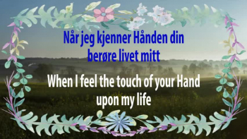 This song was written by Keri Jones and David Matthews, and people have wished they' added more verses. Well, in Norway, they did, so that explains why the texting doesn't always seem to match. I have put together 3 versions of it, and at the end comes Jesus take me as I am, where I have tweaked some of the Norwegian version, but did not actually write the original.
