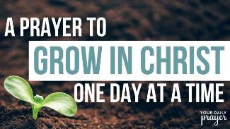 Spiritual growth isn’t a one-time event—it’s a daily process of surrender, humility, and learning to reflect Christ’s heart. 

00:00 - 00:09 - Bible Memory Verse  
00:10 - 04:03 - Devotional  
04:04 - 06:00 - Your Nightly Prayer

In our daily prayer and devotional, Vivian Bricker shares how her early enthusiasm for sharing Jesus was marked by zeal, but not always by gentleness or grace. Over time, through both failure and faith, she learned that true growth comes by walking with Christ day by day.

Just as the Apostle Paul declared that “to live is Christ and to die is gain,” our lives find meaning only when centered on Him. To live is Christ means surrendering our will, allowing Him to shape our attitudes, actions, and relationships. And while the process of growth can be painful—marked by pruning, trials, and refining—it also deepens our roots in faith and equips us to help others.

God uses every circumstance—our mistakes, disappointments, and struggles—to grow us into the likeness of His Son. Even when we can’t see the progress, He’s working beneath the surface, producing maturity and steadfastness.

Spiritual growth doesn’t happen overnight, and it doesn’t come through striving. It comes through abiding—listening, learning, and depending on Christ moment by moment. As we do, we echo Paul’s words and find joy in knowing that our lives belong fully to Jesus.

Today's Bible Reading: "For to me, to live is Christ and to die is gain." – Philippians 1:21

Key Takeaways

Spiritual growth takes time, humility, and daily dependence on Christ.

Struggles and failures are opportunities for God to refine and strengthen us.

“To live is Christ” means making Jesus the center and purpose of every day.

True growth leads to deeper compassion and a greater heart for others.

Let’s Pray Together

Dear Jesus, I want to grow in You, even when growth feels slow or painful. Help me to be patient and faithful, learning to walk with You one day at a time. Teach me to echo Paul’s words—to live for You and bring glory to Your name. Strengthen my heart, renew my mind, and help me see every moment as a chance to grow closer to You. In Your name I pray, amen.

Related Resources

What Does It Mean to “Live is Christ, to Die is Gain”? – Crosswalk.com

How God Uses Trials to Grow Our Faith – BibleStudyTools.com