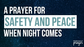 🌙 When night comes and the world grows quiet, God's voice still speaks. His promises still hold. And His peace is still available to you.

✨ Whether you’re seeking calm, hope, or just a place to lay down your worries—this prayer is for you.

00:00 - 00:14 - Bible Memory Verse  
00:15 - 03:37 - Devotional  
03:38 - 05:25 - Your Nightly Prayer

Nighttime can stir up more than shadows—it often stirs up anxiety, fear, and racing thoughts. But in today’s nightly devotional, Amanda Idleman shares a comforting reminder: you are safe under God’s wings.

Psalm 91:4 paints a picture of divine protection—feathers of refuge, a shield of faithfulness, and angels on assignment. Whether you’re lying awake worrying, or walking through a season of darkness, this evening’s prayer invites you to rest in the shelter of God’s unwavering care.

Amanda shares her own powerful story of witnessing God's protection through foster care and adoption—how God's light pierced the darkest moments with hope, restoration, and safety.

📌 Bible Verse of the Day

Psalm 91:4 (NIV)
“He will cover you with his feathers, and under his wings you will find refuge; his faithfulness will be your shield and rampart.”

🔗 Read more on BibleStudyTools.com

🙏 Let’s Pray Together

God,
Thank You for being my protector and refuge. When night falls and my thoughts turn anxious, remind me that I am safe under Your wings. Calm my heart and fill my home with Your peace. Let Your faithfulness be my shield, and Your angels stand guard around me and my loved ones. Thank You that darkness never has the final word—You are my light and salvation.
In Jesus’ name, Amen.

🧘‍♀️ Three Things to Meditate Upon

Where do I feel most vulnerable right now?
Ask God to cover you in those areas.

What part of Psalm 91 brings me the most peace?
Memorize a phrase or verse to speak over your night.

Who in my life needs prayer for protection or peace?
Send them a message or this video as encouragement.