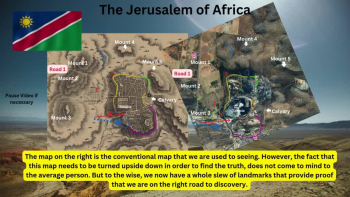 Jerusalem has been found in Africa. For a copy of this go to https://hisminister.myshopify.com