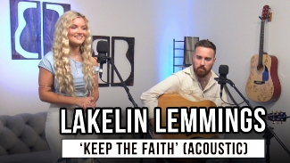 Rising Christian Country artist Lakelin Lemmings stopped by the GodTube Music Studio in Nashville to perform an exclusive acoustic version of her brand-new single, “Keep The Faith.”

“Keep the Faith” was penned by three-time GRAMMY winner Lori McKenna (Tim McGraw's “Humble and Kind”) alongside fellow Billboard No. 1 hit country songwriters Phil Barton (Lee's Brice's “A Woman Like You”) and Jaron Boyer (Dierks Bentley's “Somewhere on a Beach”). Produced by Ash Bowers (Matt Stell’s 2x Platinum smash “Prayed For You”), the uplifting track is anchored by warm acoustic guitars and twinkling keys, and galvanized by an imploring drum part that kicks in at the song’s first chorus:  

 

That day’s gonna come  

When it ain’t gonna rain  

The light’s gonna break on through  

Let it shine on you  

You’re gonna find it down the road  

And it’s gonna know your name  

No, you can’t see it yet  

But your answer’s on the way  

Keep the faith 

 

“I mostly write my own songs, but when ‘Keep the Faith’ was pitched to me, I fell in love with the song because it has such a powerful message,” says Lakelin. “It spoke to my own Christian faith and my belief that when days are hard, you've just got to keep on praying, keep on believing and keep on going. With everything that's currently happening in the world, no matter what your religious or political beliefs are, we all need to keep the faith right now.” 

 

“Keep the Faith” is the follow-up to “American Dreamin’” and “Parking Lot,” a pair of autobiographical songs about Lakelin’s small-town roots. Country Evolution has lauded Lakelin as “one of country music’s most promising new voices” and Entertainment Focus has noted that “the West Tennessee native is turning heads with her powerful voice and relatable storytelling.” This week, Holler named Lakelin as one of “10 Country and Americana Artists You Need to Know.”  

  

Now 19 years old, Lakelin began performing in talent shows and local festivals at the age of six and was writing and recording her own music in Nashville by the time she turned 12. The country prodigy inked her first Music City publishing deal at just 17 and signed an artist deal with Stone Country Records this past June, amassing more than 120,000 TikTok followers along the way.  