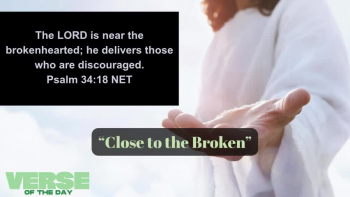 This song celebrates the scriptural promise of God's presence, especially when we are broken, afraid or in the midst of trouble.