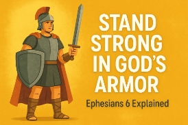 Every day, we face battles we can’t see — doubt, temptation, fear, and distraction. But God has equipped us with spiritual armor to stand strong! In this video, we’ll break down what the Armor of God really means, how to put it on daily, and why each piece matters for your walk of faith.

You’ll learn:

00:00 - 00:54 — Introduction: God’s Strength for Every Battle | Discover how God equips believers daily with spiritual protection and victory.

00:55 - 01:49 — What Is the Armor of God? (Ephesians 6 Explained) | Learn how Paul’s prison letter teaches us to rely on God’s power in spiritual warfare.

01:50 - 02:44 — The Belt of Truth | Foundation of Faith and Integrity | Why truth holds everything together in the life of a believer.

02:45 - 03:34 — The Breastplate of Righteousness | Guarding Your Heart | How Christ’s righteousness protects you from guilt, shame, and accusation.

03:35 - 04:24 — Shoes of the Gospel of Peace | Walking in Confidence | Find stability and readiness through the peace that comes from Jesus Christ.

04:25 - 05:14 — The Shield of Faith | Trust That Deflects Doubt | Faith extinguishes every fiery dart of fear, temptation, and deception.

05:15 - 06:04 — The Helmet of Salvation | Protecting the Mind | How your salvation in Christ secures your thoughts and identity in God.

06:05 - 07:04 — The Sword of the Spirit | The Power of God’s Word | The Bible is your weapon — learn how to use Scripture to overcome lies and temptation.

07:05 - 07:59 — Prayer: The Power That Activates the Armor | Prayer connects every piece of armor to the power and presence of God.

08:00 - 08:21 — Living Clothed in God’s Strength | Walk daily in victory, knowing God’s armor covers you and His Spirit leads you.

A few more questions & answers...
Why does the armor of God have no back covering? 
- If you look at the sixth chapter of Ephesians, you'll find the armor of God is all forward facing— nothing covers our rear side. The reason is that God intends for each of us  to cover each other's backs—to think as one unit, one body.
Who wears the armor of God?
- The armor is first and foremost God's armor, worn by the eternal Son during the days of His incarnate, earthly ministry. Therefore, we may rightly refer to the armor as “the armor of Christ.” As the children of God—in union with the Son—we must wear the armor He wore when He made war against and conquered the evil one.
How do we put on the full armor of God?
- So the way that you put on the armor of God is by reading God's word. And praying it on. So afterSo the way that you put on the armor of God is by reading God's word. And praying it on. So after you read your passage for the day. Sit before God and remember these truths. Understand that his word

When we pray on the Armor of God, we aren’t just preparing for battle — we’re declaring that God is with us and fights for us. Every piece points back to His strength, not ours.

📜 SCRIPTURE REFERENCES
Ephesians 6:10–18
1 Thessalonians 5:8
Romans 13:12–14
Hebrews 4:12
Philippians 4:7
Isaiah 59:17

#ArmorOfGod #BibleStudy #FaithOverFear #ChristianEncouragement #Ephesians6 #SpiritualWarfare #DailyDevotional #christianlifefellowship 
 
https://uppbeat.io/t/ilya-kuznetsov/frame
License code: H4SSE6JJISR7ZBHI
https://uppbeat.io/t/yeti-music/homeward
License code: SX972C575ONG7SLR
https://uppbeat.io/t/color-parade/feather-oars
License code: 5H90D3ZTQUANTOEP