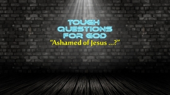 Ashamed of Jesus? (1 Minute Daily Devotion) -  We all say a resounding “No!”   But are we really that bold in our faith?   Are there times that we falter or fail?   Jesus … what to do …
#toughquestionsforgod #questionsforgod #faith #dailydevotions #faithingodalways #christianrock
