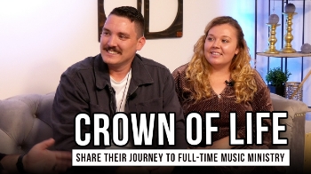 Kentucky-based husband and wife duo Crown of Life join Brandon Woolum in Nashville to share their journey from firefighting and teaching to full-time music ministry. They talk about stepping out in faith, recording their new studio album New Beginnings, the mission trip that inspired it, and their heart for ministering in churches, schools, nursing homes, hospitals, and through their “Sing Me Home” ministry.