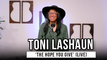 Jacksonville based singer-songwriter Toni LaShaun stopped by the GodTube Music Studio in Nashville to perform a live version of her new Christmas single, 'The Hope You Give.' 

A singer-songwriter, worship leader, author, and encourager, Toni’s heart for Jesus shines through every lyric. Her music blends soulful sincerity with a message of peace and hope, especially needed this time of year.