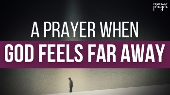 There are days, O Lord, when I feel so alone — when my prayers seem to echo and my faith feels faint. In those moments, remind me that You have never left.

Thank You for Jesus, who experienced separation so that I never would. Help me to rest in the truth that You are with me, even when I can’t feel You near. Strengthen my faith, calm my anxious heart, and draw me close to You once again.

Even in silence, help me to trust that You are speaking. Even in darkness, help me to remember that You are light. Thank You for Your unfailing presence and love.

In Jesus’ name, Amen.