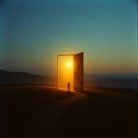 This video shows the lyrics of "Open The Gate" which is about how people should not allow anything to separate them from God.