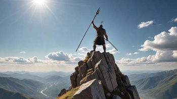 This is a musical parable about pride. A giant so puffed up that he thought size and strength made him greater than God Himself. And keeping to certain ancient traditions, it's likely that the Anakim, whom Goliath was said to be a son of, would have spread beyond the borders of Israel. God wasn't always known in the lands of Gentiles, who favored pantheons of gods over monotheistic beliefs. And while the giant in the parable may have thought he was challenging "small g" gods, only our "big G" God can cause the consequences this giant faced.