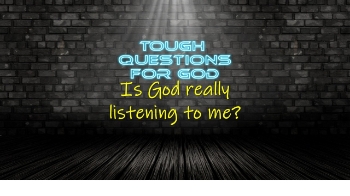 Is God really listening to me? (1-Minute Devotion) – This is what the scriptures tell us, but is it really true?   Does He really care about me that much? Hmmm …
#toughquestionsforgod #questionsforgod #dailydevotion #devotional
