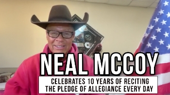 Country music superstar Neal McCoy sits down with Brandon Woolum to reflect on a milestone unlike any other in his career. On January 7, McCoy celebrates 10 straight years of reciting the Pledge of Allegiance every single day on Facebook Live.

In this interview, McCoy shares how the daily pledge began, why he has never missed a day, and how a simple act of patriotism has grown into a powerful tradition followed by more than a million people. He opens up about the personal roots behind his love for country, including his mother’s story, his USO tours, and the sacrifices of America’s service members.

McCoy also looks ahead to the January 7 celebration and explains why honoring the flag continues to matter across generations through faith, family, and respect for country.