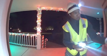 <p>When one delivery driver accidently leaves behind $25, another comes along and moves it to a safe place. Credit: Erin Levzow</p>