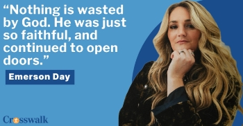 Christian singer and Dove Award–nominated artist Emerson Day shares with Crosswalk Talk's Michael Foust the remarkable story of how she walked away from a dream career in law enforcement to follow God’s call into music. She talks about growing up playing lacrosse, turning down a special agent position, and the peace she felt after choosing a different path. Emerson also opens up about the inspiration behind her hit song “Get Behind Me” and how her faith shapes her songwriting. Plus, she reflects on her journey, the long seasons of waiting, and why she believes God never wastes a single chapter of our lives.
