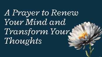 When life feels heavy, it doesn’t just affect our schedules—it affects our thoughts. This devotional begins with a picture of community: a small group faithfully studying Scripture together in the middle of real-life chaos—toddlers, teens, and nonstop responsibilities. But even in that meaningful rhythm, they began to notice something: resistance. Delays, disruptions, sickness, financial strain, and unexpected emergencies kept piling up, and it felt as if something was actively working against their time in the Word.

That experience leads to an important reminder: spiritual battles often show up first in the mind. When pressure increases, discouragement can settle in, and the patterns of the world can begin to shape what we believe, fear, or chase. That’s why Romans 12:2 is so central here—renewal isn’t just about trying harder; it’s about being transformed from the inside out. When our minds are renewed, we begin to see more clearly, discern God’s will, and resist the pull of destructive patterns.

The devotional also points out that when believers feel divided, distracted, or weighed down, returning to the basics matters. We don’t fight heaviness with more noise—we fight it with truth, community, and grace. That can look like meeting regularly with other believers, standing firm together in God’s Word, and speaking Scripture aloud so truth gets deeper than emotion. It also means giving ourselves grace when we fail—remembering that confession and repentance are gifts, not punishments.

Renewing your mind is a daily practice. It’s choosing, again and again, to let God’s promises reshape your thoughts instead of letting the world define them. And as God transforms your thinking, He strengthens your faith, grows unity with other believers, and steadies you for whatever comes next.

Main Takeaways

Spiritual heaviness often affects our thought life first, which is why renewing the mind is essential.

God transforms us from the inside out as we resist the world’s patterns and cling to His truth.

Community matters—meeting regularly with other believers strengthens faith and unity.

Speaking Scripture aloud can help anchor truth in your heart and interrupt destructive thought patterns.

Grace is part of renewal; when we fail, we can confess, repent, and start again with God’s help.

Today’s Bible Verse

Do not conform to the pattern of this world, but be transformed by the renewing of your mind. Then you will be able to test and approve what God’s will is—his good, pleasing and perfect will. - Romans 12:2

Your Daily Prayer

Here is a brief excerpt from today’s prayer:

“Renew our minds, transform our thoughts, and give us the tools to lean into our faith when this life veers off course.”