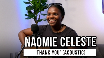 Emerging Christian singer-songwriter Naomie Celeste gave us this acoustic performance of 'Thank You' live from the Godtube Music Studio in Nashville.

Naomie is based in Pennsylvania and known for blending contemporary worship with soulful, heartfelt sounds. A devoted wife and mother of five, her music reflects a life of faith, perseverance, and grace. Raised in a Haitian family and musically gifted since the age of nine, Naomie is proficient in piano, violin, and guitar.