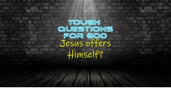 Jesus offers Himself? (1-Minute Devotion) – Boy, I never really thought about that!   What am I offering Him?   
#toughquestionsforgod #questionsforgod #dailydevotion #devotional
