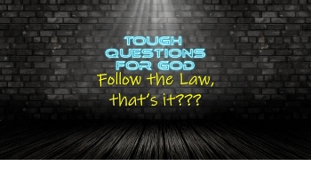 Follow the Law, that’s it? (1-Minute Devotion) – That’s all I gotta do?   Something isn’t right?   What if I follow the Law but still hate God???
#toughquestionsforgod #questionsforgod #dailydevotion #devotional
