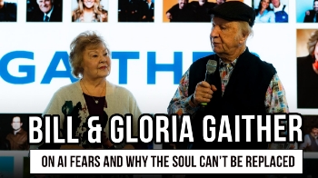 At 83, Gloria Gaither shares a powerful message to the next generation about AI, technology, and the soul of art.

Alongside Bill Gaither, she admits she’s “scared about AI” — wondering if writers and singers will even be needed one day. But then she reminds us of something technology can never replace: the soul of man.

“You are here as a guardian of the real.”

From songs that traveled the world and “landed in hearts” from Australia to South Africa, to her belief that when the news is off and the debates are done, art will still speak — Gloria reminds us that nothing carries power like a song.

Three minutes. Total power.
And in the wrong hands, it’s dangerous.