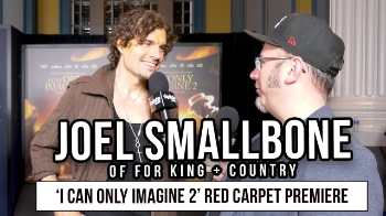 for KING + COUNTRY’s Joel Smallbone spoke with Brandon Woolum on the red carpet at the Nashville premiere of I Can Only Imagine 2, celebrating the continued rise of faith-based films reaching mainstream audiences. Having experienced similar success with their own film Unsung Hero, Smallbone reflected on the pride he feels seeing stories rooted in faith, family, and music resonate on such a large scale. He praised Bart Millard and the filmmakers for their courage in telling an honest story, noting that these projects help remove the pedestal often placed on artists and reveal the real struggles behind the music.

Smallbone also shared that he is actively working on a new film project, teasing a Revolutionary War–era musical titled Drummer Boy the Movie, which will explore the story of two brothers on opposite sides of the battlefield. As both a musician and filmmaker, he expressed excitement about continuing to tell meaningful stories through multiple creative avenues. With faith-based films gaining momentum and connecting with wider audiences, Smallbone said he is proud to support projects like I Can Only Imagine 2 that highlight both vulnerability and hope.