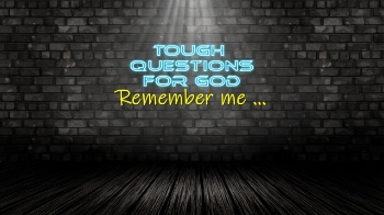 Remember me.  (1-Minute Devotion) – What a request the thief on the cross next to Jesus made of Him.   Have you done the same …?
#toughquestionsforgod #questionsforgod #dailydevotion #devotional

