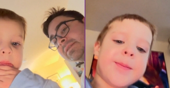 <p><span style="color: rgb(33, 37, 41);">My son wanted to say happy Valentine’s Day so he asked my husband how to say it. The next clip is how he interpreted it and said “merry halofines day” and said it with confidence! Credit: Taylor Reifsnyder</span></p>