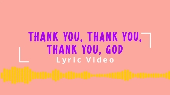 This is an upbeat anthemic song declaring thanks to God for not only the good things, but for the hard things and the future gifts He will bring. With a primary focus on 1 Thessalonians 5:18 to give thanks to God in all circumstances because that is part of the will of God for us, this song will have you dancing around and singing, "𝙏𝙝𝙖𝙣𝙠 𝙮𝙤𝙪, 𝙩𝙝𝙖𝙣𝙠 𝙮𝙤𝙪, 𝙩𝙝𝙖𝙣𝙠 𝙮𝙤𝙪, 𝙂𝙤𝙙" as you overflow with gratitude to God throughout your day! 