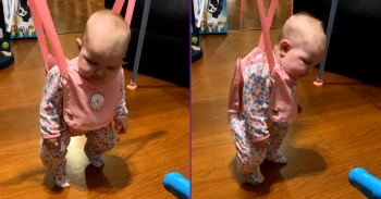 <p>This little one&rsquo;s adorable struggle to stay awake is pure gold. The youngster was desperately fighting sleep with everything it had, and refused to give in, making for a display that is almost too cute. Watch the short but precious clip to see the child&rsquo;s repeated and hysterical attempts to stay awake.</p>

<p>As all parents know, children need periodic naps throughout the day. They use a lot of energy running around doing this and that, wearing out Mom and Dad, who desperately try to keep up with their little one. Also, sleep is crucial for a child&rsquo;s growth, which, parents also know, children tend to do rather quickly.</p>

<p>So, while children need a fair amount of sleep, especially during the first couple of years of their lives, they rarely, if ever, want to lie down for a nap. Many children will fight Mom and Dad tooth and nail as they are being put down for a nap. Now, that is a situation that makes no sense to anyone. The majority of the population would love it if someone told them to go to sleep for a couple of hours. Who wouldn&rsquo;t want that?</p>

<p>Anyway, children typically don't want to take a nap, even if it&rsquo;s clear they could use one. They can be extremely hard-headed and definite in this particular instance. This hysterical video shows a little one enjoying some time in a jumper. She seems to be having the time of her life, jumping around and enjoying some alone time.</p>

<p>However, out of nowhere, she gets tired. But she refuses to give in and stop playing. She wants to continue jumping and will not let sleep get in the way. The child and sleep go back and forth.&nbsp;</p>

<p>This ends up being quite a battle, and it&rsquo;s unclear who wins, but I think everyone can pretty much guess who will eventually come out on top here.</p>

<p><em><strong><a href="https://www.godtube.com/bible/proverbs/3-24">Proverbs 3:24</a></strong> &ldquo;When you take your rest, you will have no fear, and on your bed sleep will be sweet to you.&rdquo;</em></p>

<p>&nbsp;</p>
