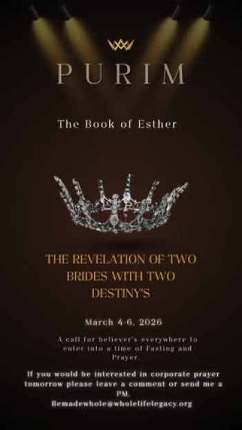 In this powerful message for Purim 2026, we dive deep into the Book of Esther to uncover the mystery of the "Two Brides" and the contrasting destinies they represent. As the world watches modern-day Persia (Iran) and Israel, the prophetic parallels have never been clearer. Is God calling you to stand "for such a time as this"? Join us as we explore how hidden providence is becoming public revelation.

✨ In this video:

The spiritual difference between Vashti and Esther.

Why God’s name is hidden but His hand is visible.

Corporate prayer strategies for the 2026 season.

📖 Scripture Reference: Esther 4:14
#Purim 2026, #Book of Esther, #Bible Prophecy, #Queen Esther, #End Times Prayer, #Israel and Iran, #Messianic Prophecy, #Spiritual Warfare, #Bible Study 2026