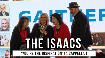 <p><span style="color: rgb(13, 13, 13);">The Isaacs deliver a stunning a cappella performance of “You’re The Inspiration” during a special evening in Nashville honoring gospel music legends Bill and Gloria Gaither. With nothing but their signature harmonies, the award-winning family group fills the room with a powerful and heartfelt tribute that celebrates the Gaithers’ lasting impact on gospel music.</span></p>