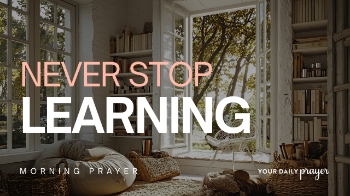 <p>Learning is often something we associate with school or a specific season of life. But Scripture presents wisdom as something we are meant to pursue continually. Proverbs 19:8 reminds us, <em>“The one who gets wisdom loves life; the one who cherishes understanding will soon prosper.”</em></p><p>A heart that is open to learning is a heart that remains open to growth. Yet many of us drift into one of two mindsets: either believing we already know enough, or feeling too discouraged or unmotivated to keep learning. Both can quietly lead to stagnation.</p><p>God calls us to something richer.</p><p>Lifelong learning is not just about gaining knowledge—it’s about becoming more aware of God, His truth, and His work in our lives. It’s about growing in wisdom, deepening our relationships, and developing the character He desires in us.</p><p>Learning doesn’t always happen in structured environments. Often, it unfolds in everyday moments—through conversations, challenges, feedback, and new experiences. Each day offers opportunities to grow, if we are willing to remain humble and attentive.</p><p>A teachable heart allows us to receive correction without defensiveness, to ask questions without fear, and to embrace growth even when it feels uncomfortable. It helps us see that we are always in process, always being shaped.</p><p>God is the ultimate source of wisdom. As we seek Him, He equips us with understanding—not only to navigate life well, but to live in a way that honors Him. The Holy Spirit guides us, teaching us truth and helping us apply it in practical ways.</p><p>When we choose to be lifelong learners, we position ourselves for continual transformation. We become more aware, more compassionate, and more aligned with God’s purposes.</p><p>Main Takeaways</p><ul><li>Wisdom is something we are called to pursue throughout our lives.</li><li>A teachable heart leads to growth and deeper understanding.</li><li>Stagnation can come from pride or lack of motivation.</li><li>Learning often happens through everyday experiences, not just formal settings.</li><li>God is the ultimate source of wisdom and guides us through the Holy Spirit.</li></ul><p><strong>Today’s Bible Verse</strong></p><p>“The one who gets wisdom loves life; the one who cherishes understanding will soon prosper.” -&nbsp;<a href="https://www.biblestudytools.com/proverbs/19-8.html" target="_blank">Proverbs 19:8</a></p><p><strong>Your Daily Prayer</strong></p><p><em>Prayer excerpt for listeners:</em></p><blockquote>“Lord, give me a humble and teachable heart that seeks wisdom each day.”</blockquote><p><strong>Listen to the full prayer here. To view the prayer in written format, visit the links below.</strong></p><p>Continue growing in faith and encouragement:</p><ul><li><strong>LifeAudio.com</strong> – Christian podcasts and devotionals</li><li><strong>Crosswalk.com</strong> – Daily prayers, articles, and Bible study resources</li></ul><p>If you like this podcast, be sure to check out our sister podcast, <a href="https://www.lifeaudio.com/your-nightly-prayer/" target="_blank"><strong>Your Nightly Prayer</strong></a> - an evening Christian prayer podcast to help you end your day in conversation with God. <a href="https://www.lifeaudio.com/your-nightly-prayer/" target="_blank">https://www.lifeaudio.com/your-nightly-prayer/</a></p><p><br></p><p><br></p>