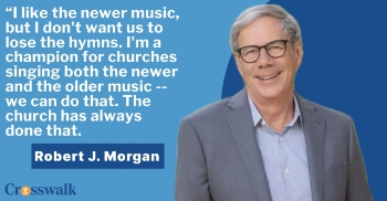 <p>Pastor and bestselling author Robert J. Morgan joins Crosswalk Talk's Michael Foust to discuss his new book <em>The Origin of Hymns</em>, which is featured in the new film <em>I Can Only Imagine 2</em>. He explains how the book came together after filmmakers realized the story needed a real hymns book like the one seen in the movie. Morgan also shares what makes a hymn different from modern worship songs and why churches lose something when they stop singing them. Plus, he reflects on the powerful stories behind beloved hymns like <em>It Is Well With My Soul</em> and why those songs still resonate today.</p>