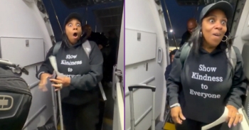 <p><span style="color: rgb(33, 37, 41);">I secretly worked the flight my family was on and was the lead flight attendant so I was in the front. During boarding, they had no idea I was on and I popped out and surprised them. I told my crew about it beforehand and the pilots gave them a warm welcome, especially my little nephew. They let him do cool things in the flight deck. Credit: Lauren Brinkley</span></p><p><br></p>