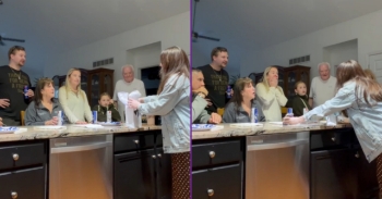 <p><span style="color: rgb(33, 37, 41);">I surprised my family by announcing I was pregnant and told them we were doing a gender reveal. Then I shocked them all over again by revealing it was TWINS — two babies, two genders, and double sized reactions. Credit: EmmeGraceMorgan</span></p><p><br></p>