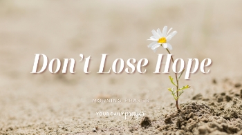 <p>This encouraging prayer reminds believers that God can bring life, healing, and hope into even the emptiest seasons of life.</p>