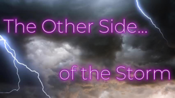 A light country-ish song reminds the listener that God's presence is just out of sight - right there on the other side of the storm which is tossing you around this very moment. Although this song is new since I composed its lyrics and produced the finished piece, it has the "feel" and familiarity of an old hymn you could have been listening to for a lifetime. 