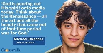 <p>House of David's Michael Iskander joins Crosswalk Talk's Michael Foust at the 2026 K-LOVE Fan Awards to discuss why Bible-based stories are resonating with audiences around the world. He shares how portraying David transformed his faith, deepened his understanding of Scripture, and pointed him more fully toward Christ. Iskander also explains why he believes God is using media, music and storytelling to draw people into a deeper relationship with Him.</p>