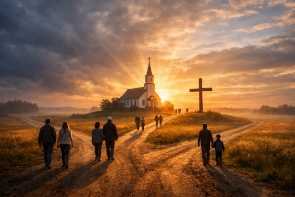 Today we hear God’s call to unity. The Church faces division, distraction, and discouragement, yet Jesus prays His people may be one. Rooted in Christ, built together as living stones, and sent on one mission, the Church bears witness to the world. This message invites us to examine our unity, our mission, and our witness, and to rejoice in the One who binds us together in grace.
ZionColby.org
