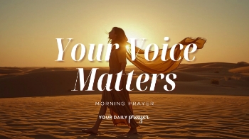 <p>When life, criticism, or difficult relationships make you question your value, God’s truth remains unchanged. This prayer reminds us that our identity is found in Christ and that humility doesn’t mean losing the voice God has given us.</p>