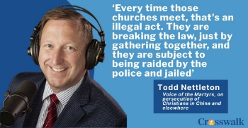 <p><span style="background-color: transparent; color: rgb(0, 0, 0);">Voice of the Martyrs Vice President Todd Nettleton discusses the growing reality of Christian persecution around the world and why so many believers continue to stand firm in their faith despite tremendous opposition. He shares with Crosswalk Talk’s Michael Foust the inspiring story of Perpetua, a young Christian martyr whose courage still challenges believers nearly 2,000 years later. Nettleton also explains what's really happening to Christians in countries such as China, Nigeria and Tunisia, where many face pressure from governments, communities and even their own families. Finally, he reflects on how the faith of persecuted Christians has strengthened his own walk with Christ and why their witness continues to inspire the global church.</span></p><p><br></p><p><br></p>