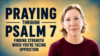 <p><br></p><p>
<strong>What happens when we are falsely accused, enemies pursue us, and the "what-ifs" of the future threaten to overwhelm our peace?</strong></p><p>
</p><p>In this prayerful Psalm 7 meditation, Jaime leads us through a quiet, reflective time of breathing, confession, repentance, Scripture reading, and prayer. This episode turns our hearts toward the passionate, authentic expression of our faith, the righteous justice of God, and the boldness we can have as His children.</p><p>
</p><p>Psalm 7 can feel intensely emotional, written as a "Shiggaion"—a song where David cries out for deliverance from his enemies and boldly asks for God's righteous judgment. But for believers, it also carries a deeply comforting reminder: the traps our enemies set will fall back on their own heads, and through Jesus, we can stand confidently behind our heavenly Father as our ultimate shield and refuge.</p><p>
</p><p>Jaime reflects on what it means to express ourselves honestly to God—whether through music, creativity, tears, or silence—and the importance of keeping God in the picture when we are tempted to spiral into worst-case scenarios. She invites us to pray with the audacity of a child standing fearlessly behind a big, strong dad.</p><p>Take a few moments to breathe deeply, quiet your heart, confess what God brings to the surface, and remember: the victory is already won, and our God is bigger than anything we face.</p><p><br></p>
