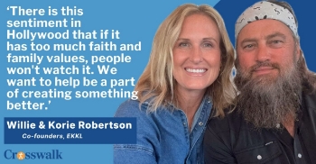 <p>Willie and Korie Robertson explain why they believe Hollywood has missed the faith and family audience -- and why they're launching a new streaming platform to offer a different option. In this conversation, they discuss raising children and grandchildren, the influence of entertainment, and why families need content they can trust. They also share why they think "the gatekeepers" have kept many uplifting stories from reaching audiences. Meanwhile, they also preview their new movie, "Elijah Peel." </p>