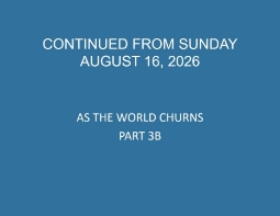 IF YOU ARE HAVING DIFFICULTY VIEWING/UPLOADING THIS VIDEO, CLICK HERE https://comAmunitychristianchurch.sermon.net https://www.community-christian-church.com https://perrysperiodicals.blogspot.com

Part 3 B
"God Creates Man and Woman"
Genesis 1:1-2
John 1:1-4
Genesis 1:26-28