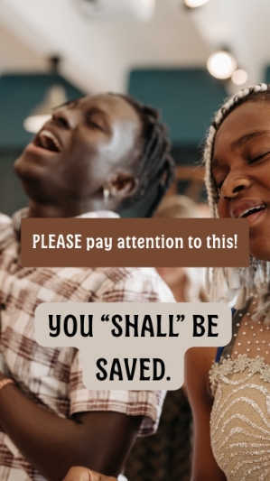 Many of us who received the Lord in church were told at the altar, “You are saved” based on Romans 10:9.

However, this scripture actually say, “you shall be saved.”

Let's break that down.

Yes, you have crossed from an unbeliever to a believer. This means you believe in your heart that Jesus is the Son of God, who died to pay the price for the sins of the world, and was raised again to secure your eternal life.
And yes, you have an eternal assurance of God that you will not be judged, or receive the death penalty for sin. (See Romans 6:23)

But please don't be deceived.

Scripture is clear in saying you are required to endure, or continue following Jesus, to the end. It is not automatic. 
(See Matthew 24:13, Hebrews 3:6 & 14, 1 John 2:24-28)

Over my years of evangelism, I've met persons who thought they needed only to be baptized to be saved, and some who thought it was their regular church attendance that would qualify them. However, Jesus calls our attention to the seriousness of the matter with the parables of the ten virgins, the faithful and wise servant, and the unprofitable servant.
(See Matthew 24:38-51 & Matthew 25)

So, if you have received salvation but cannot honestly say you're following Jesus, you're seeing this because He loves you and is waiting for you to begin following Him.

~Comment "more" and I'll send you a prayer of recommitment.
~Like & Subscribe to help me grow.

#salvation #faithinGod #followJesus #youshallbesaved #knowthetruth
