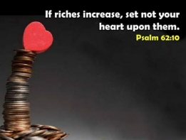 The risk God takes in blessing us is that we start believing we deserve it--and make an idol of the blessing!